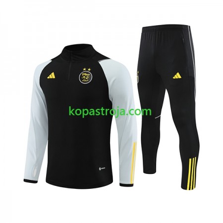 Algeriet Barn Tränings Sweatshirtställ Svart 2023/24